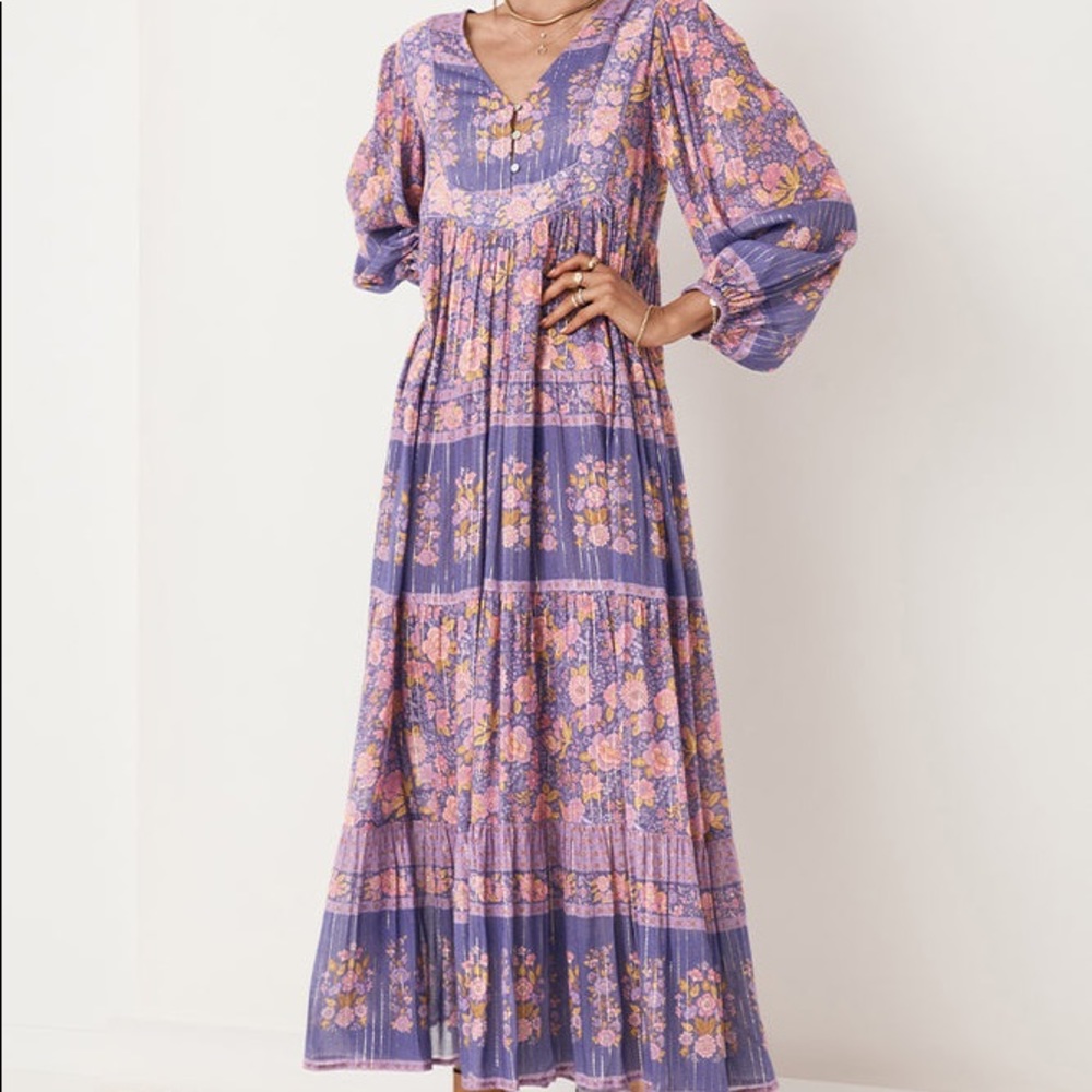 SPELL Juniper Gown Violet - Large - Like New